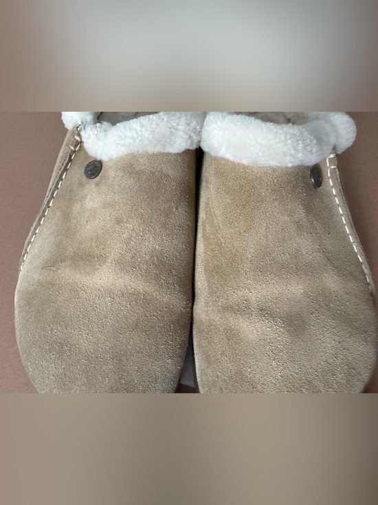 Birkenstock Zermatt Premium Clogs Slippers Shearling Size 42/ M9 /L11 Mink Suede main image 9